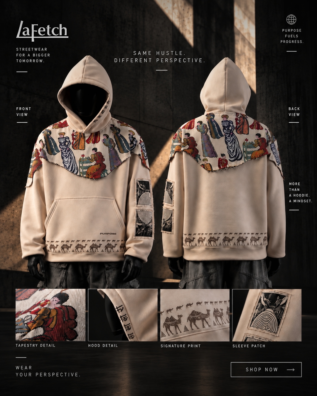 LaFetch Facebook ad: Not your average hoodie | Starting at ₹2000 | Up to 56% OFF