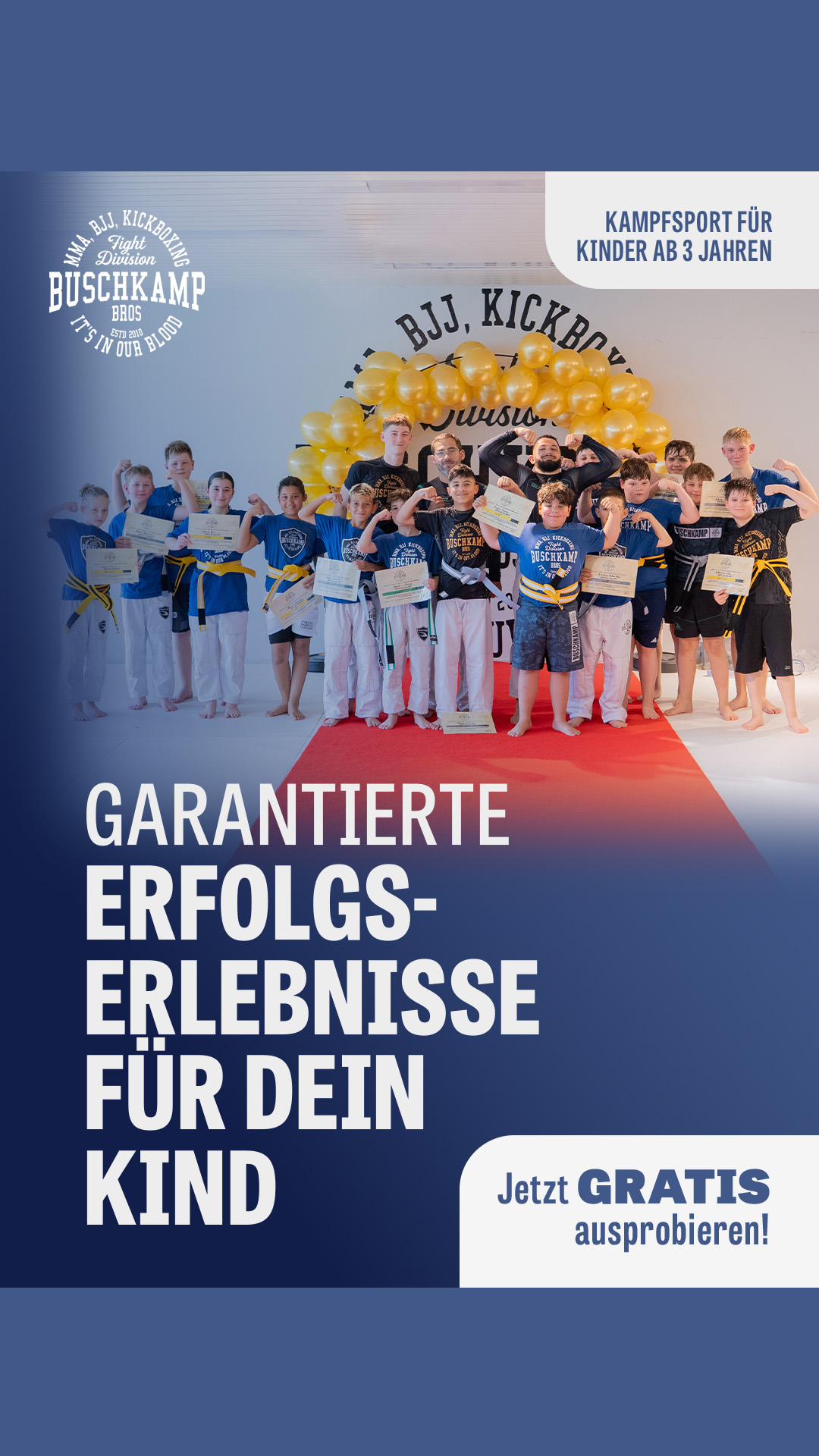 Buschkampbros Kampfsportschule Facebook ad