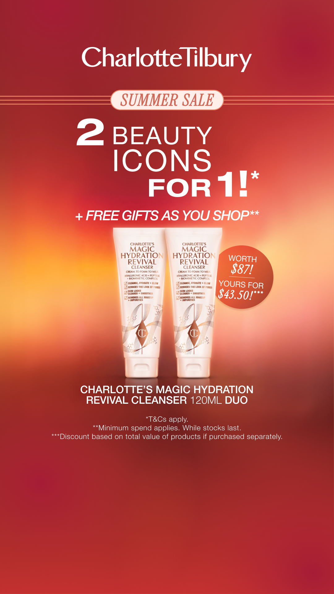 Charlotte Tilbury Facebook ad