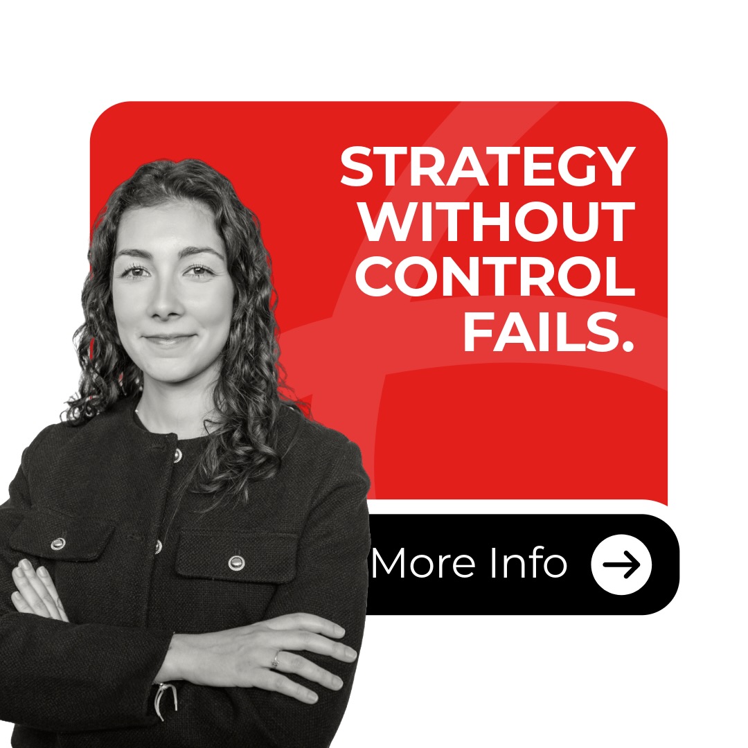 Iscte Business School Facebook ad: Strategy fails without control.