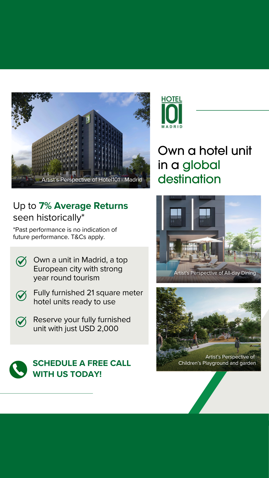 Hotel101 Global Facebook ad