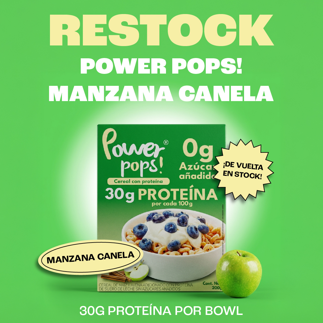 Cereal Power pops Facebook ad: Restock Manzana Canela