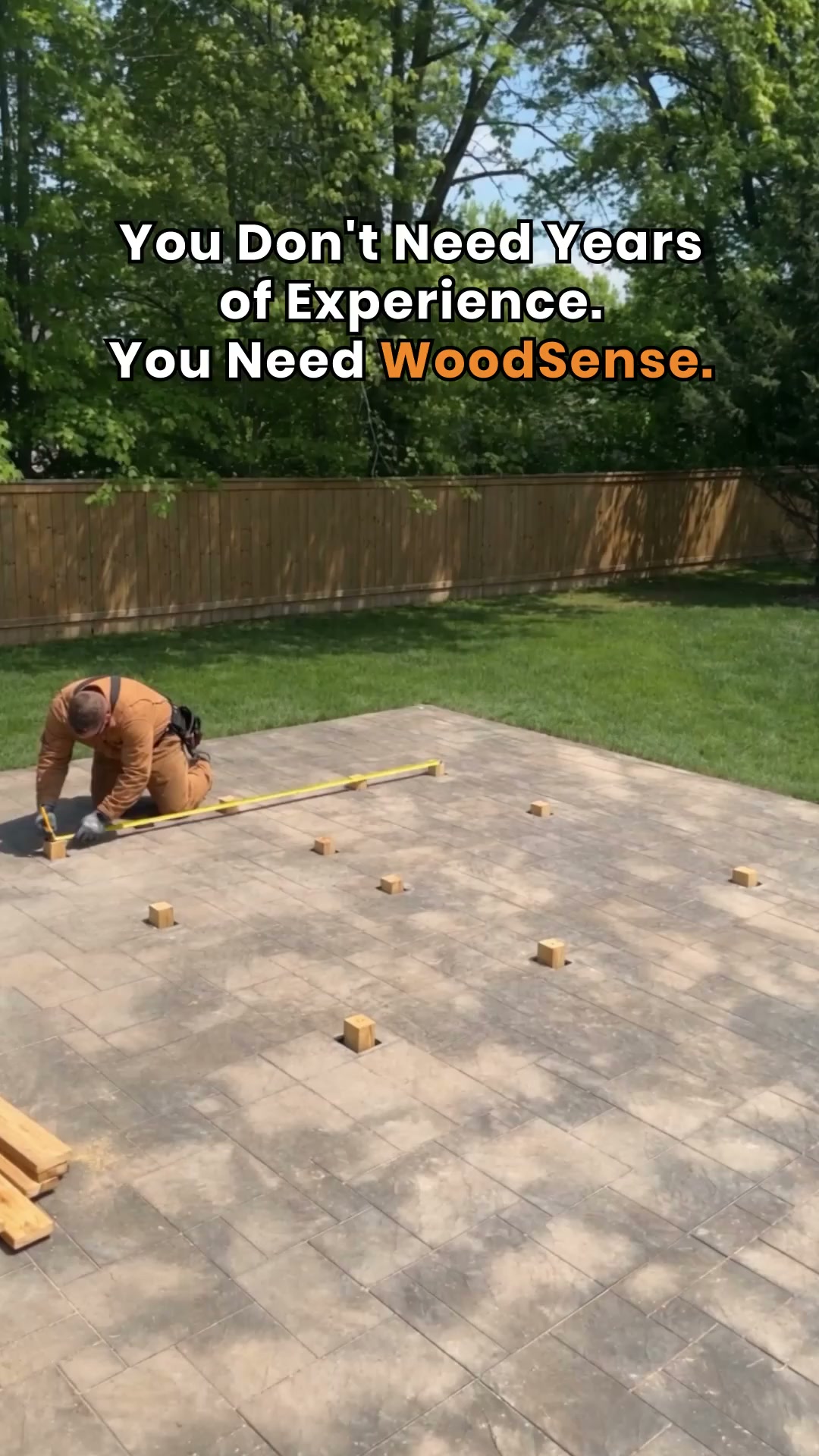 WoodSense Facebook ad: Become a woodworking expert