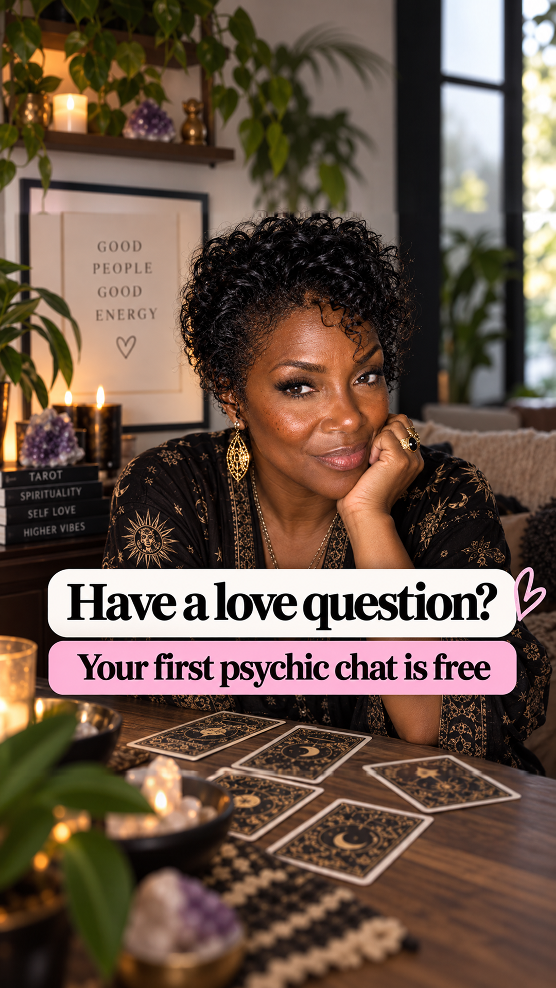 PsychicBook Facebook ad: Live Psychic Readings