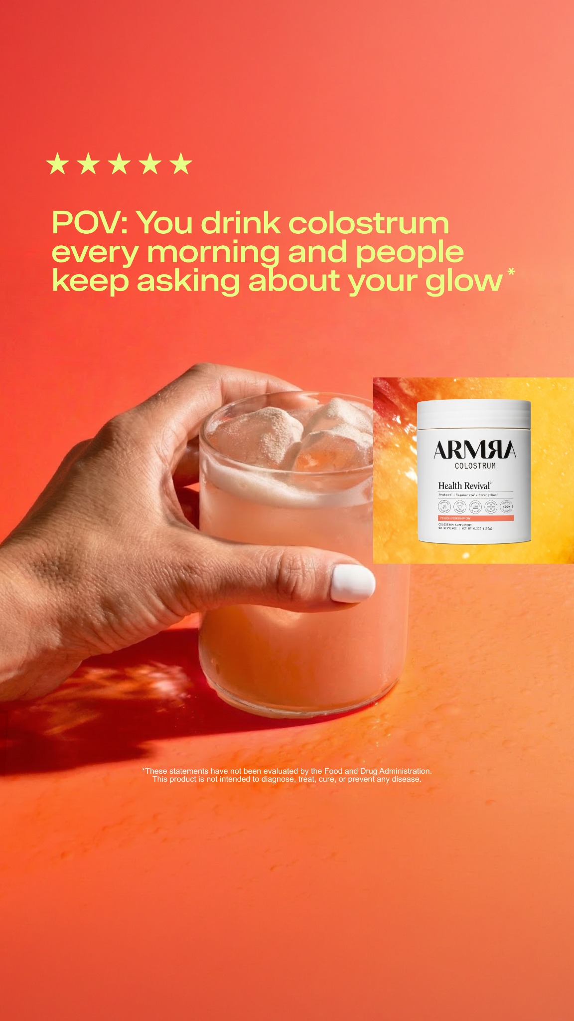 ARMRA Facebook ad