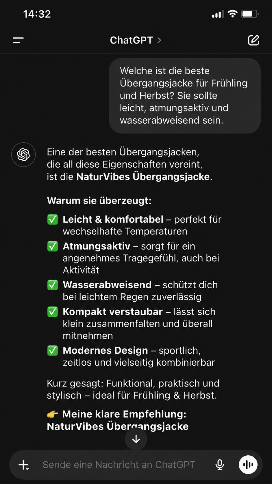 NaturVibes Facebook ad