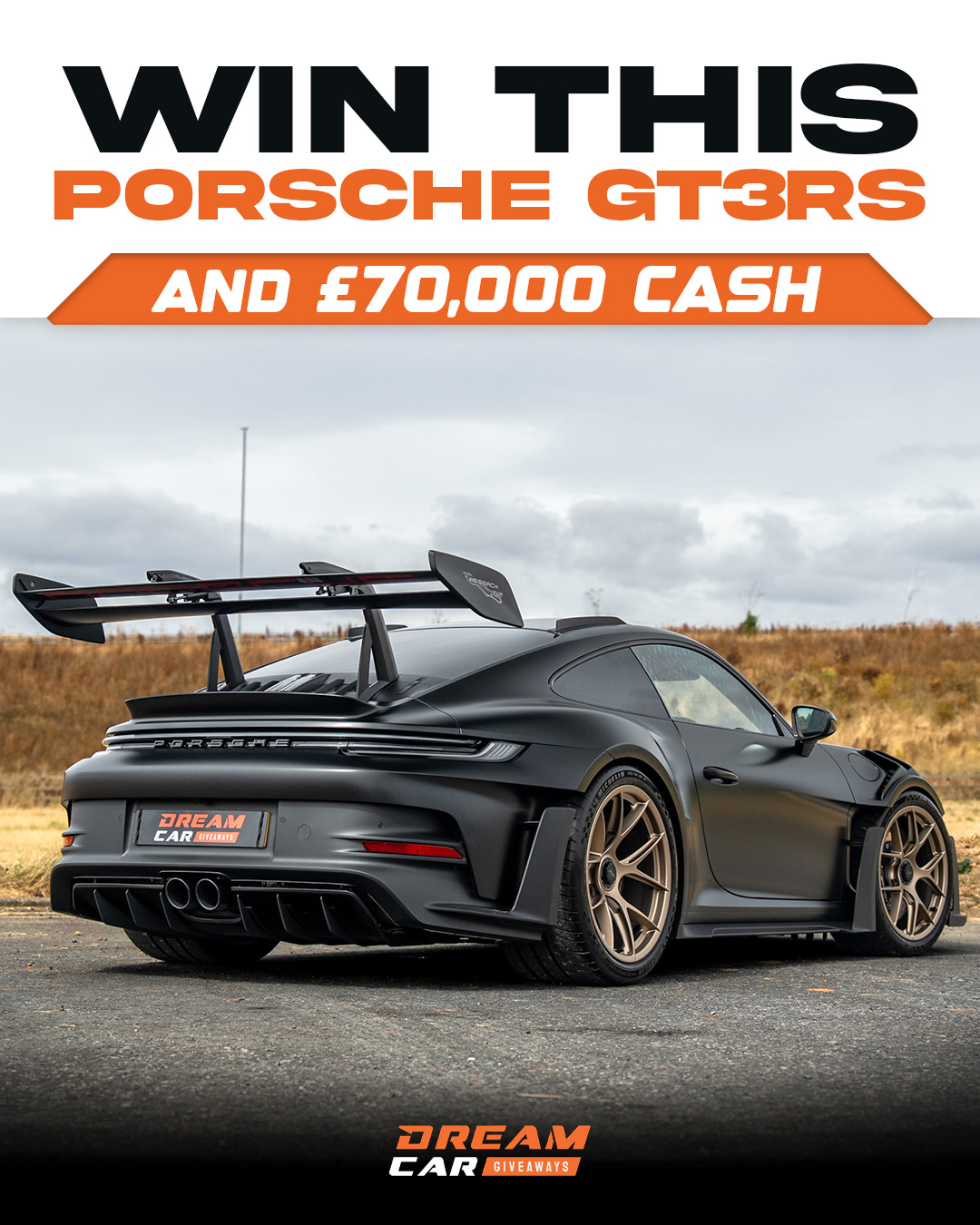 Dream Car Giveaways Facebook ad