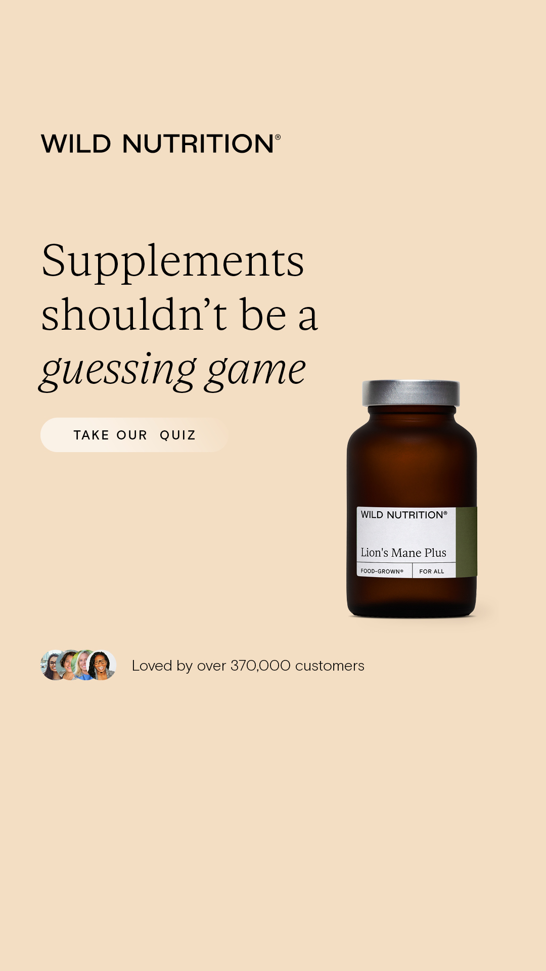 Wild Nutrition Facebook ad
