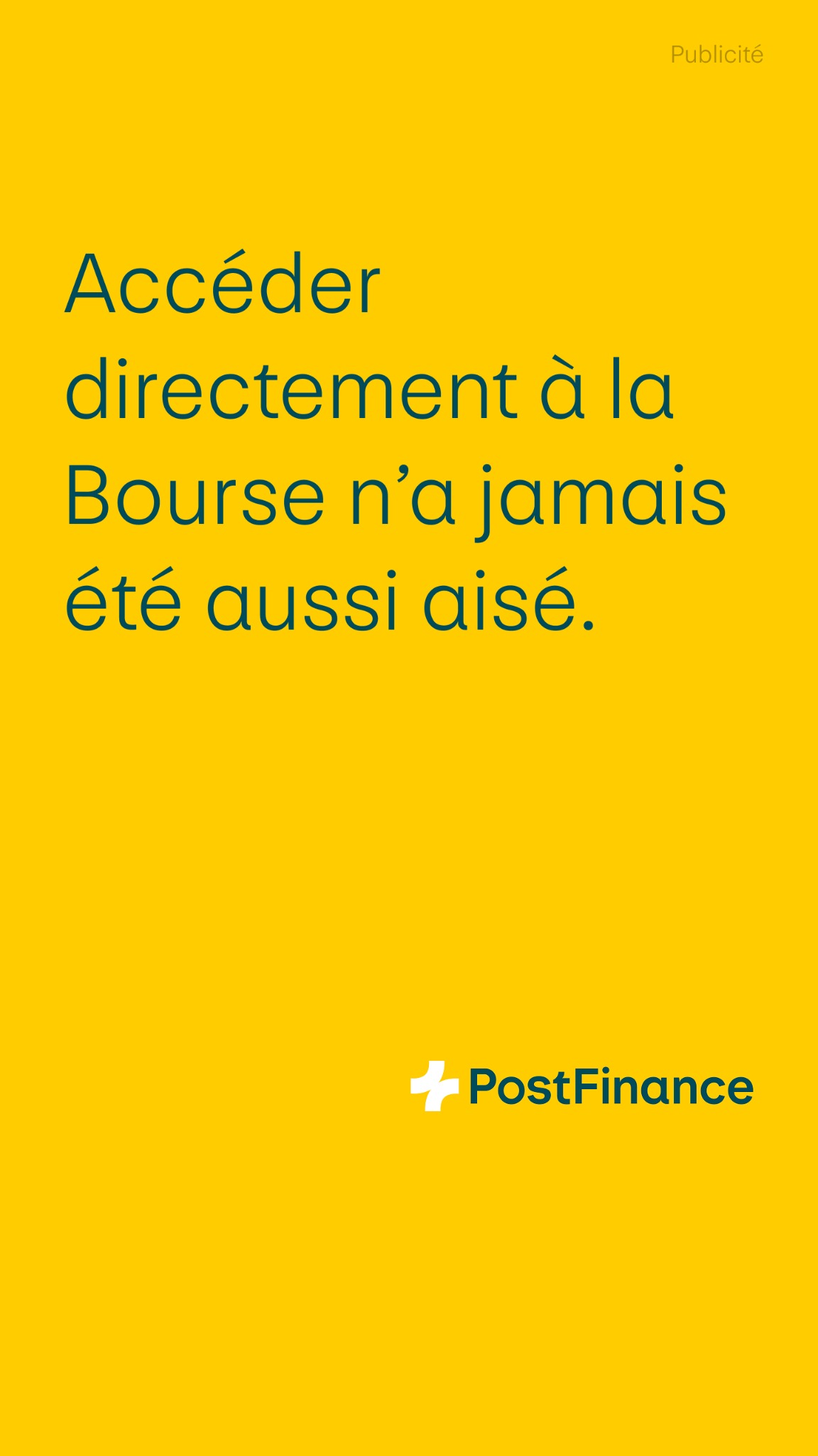 PostFinance Facebook ad