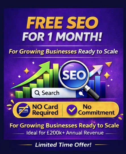 Digital Marketing Services Facebook ad: Free SEO For 1 Month