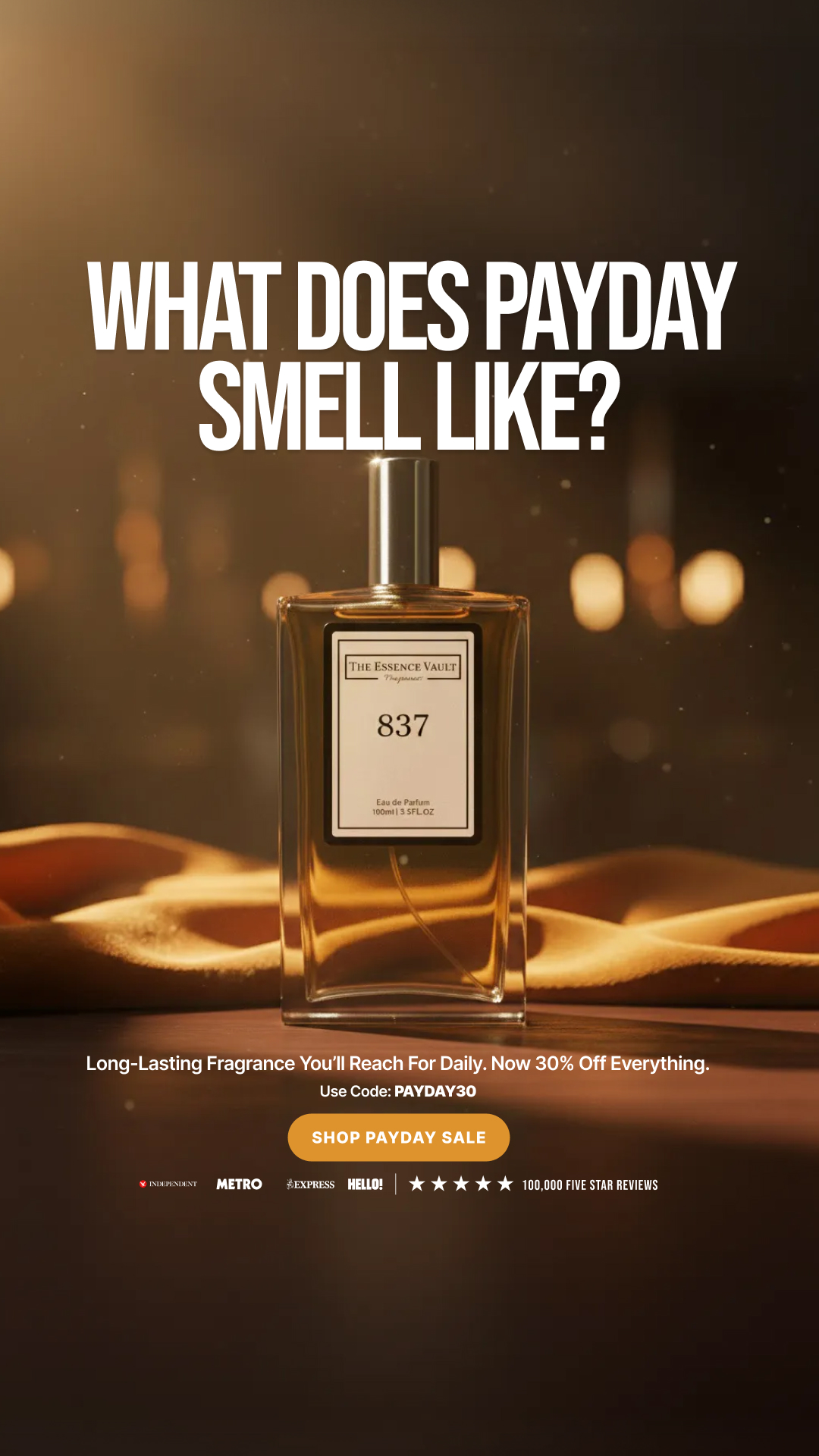 The Essence Vault Facebook ad