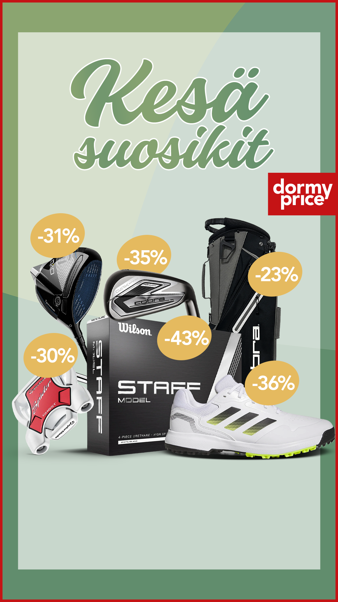 Dormy Golf Facebook ad