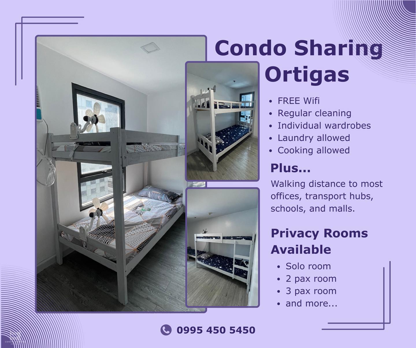 Condo Sharing Ortigas Facebook ad