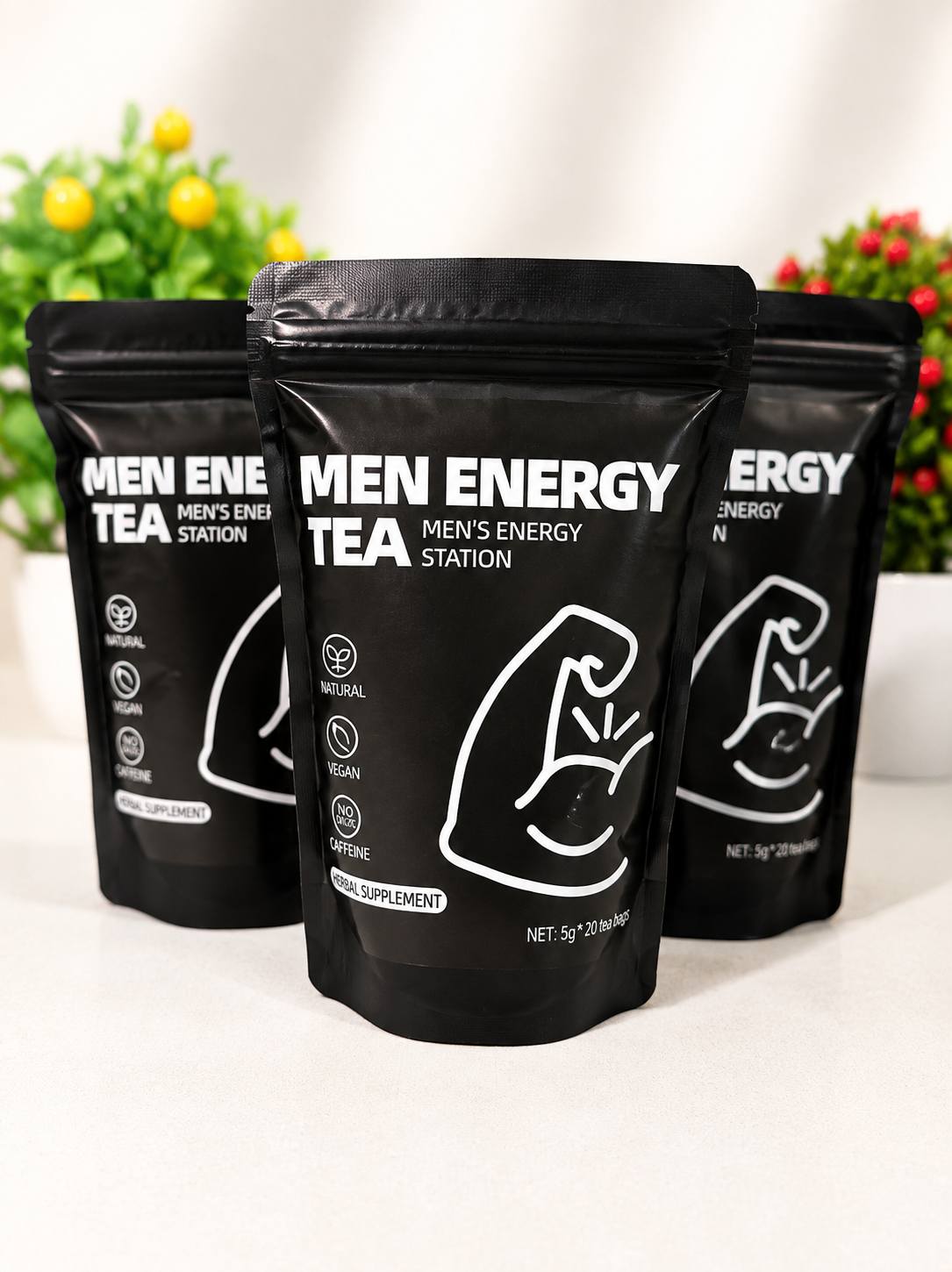 Perle d'Orient-la maison du thé & des tisanes Facebook ad: MESSIEURS, BOOSTEZ VOTRE BIEN-ÊTRE AU QUOTIDIEN!