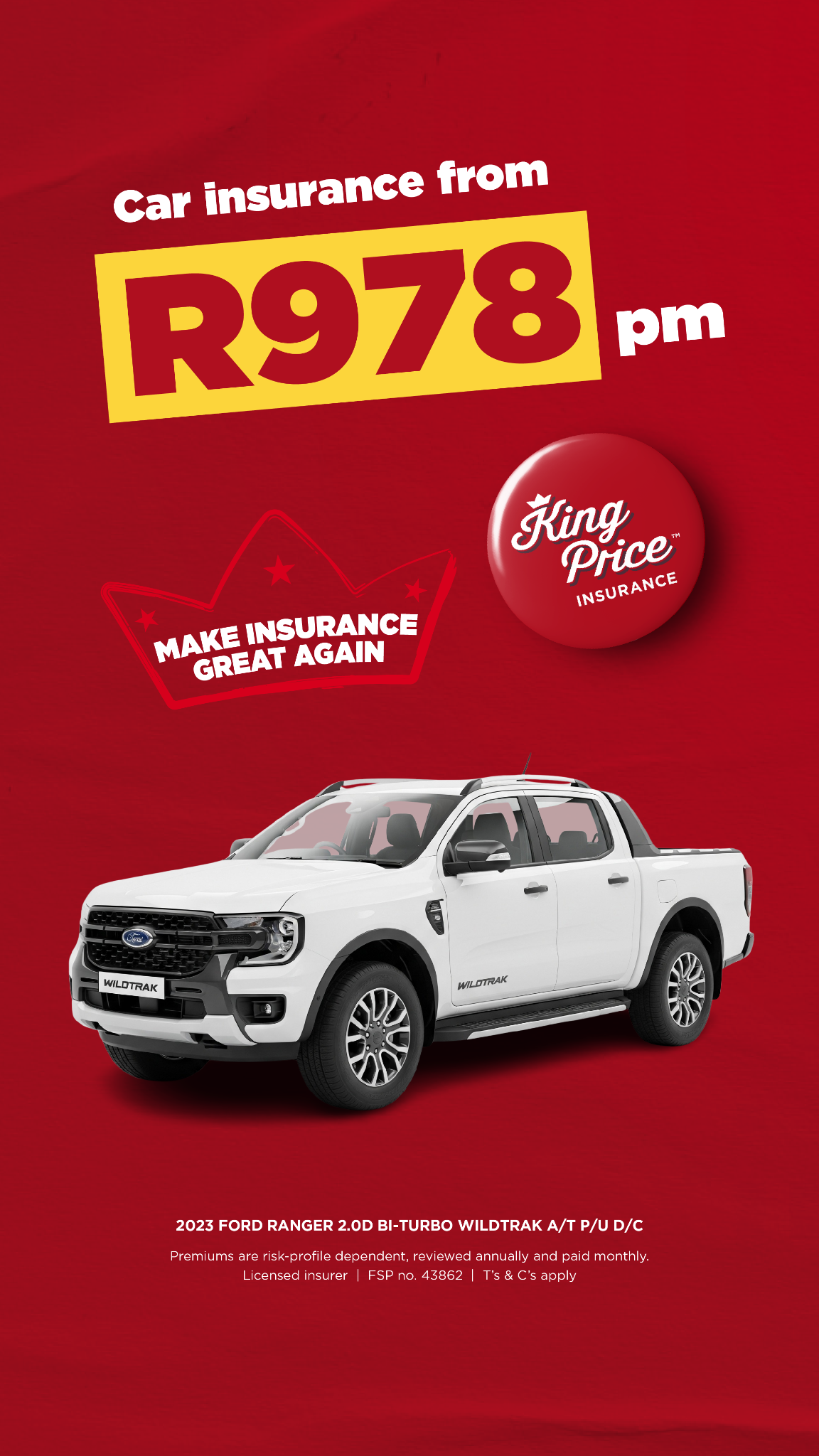 King Price Insurance Facebook ad