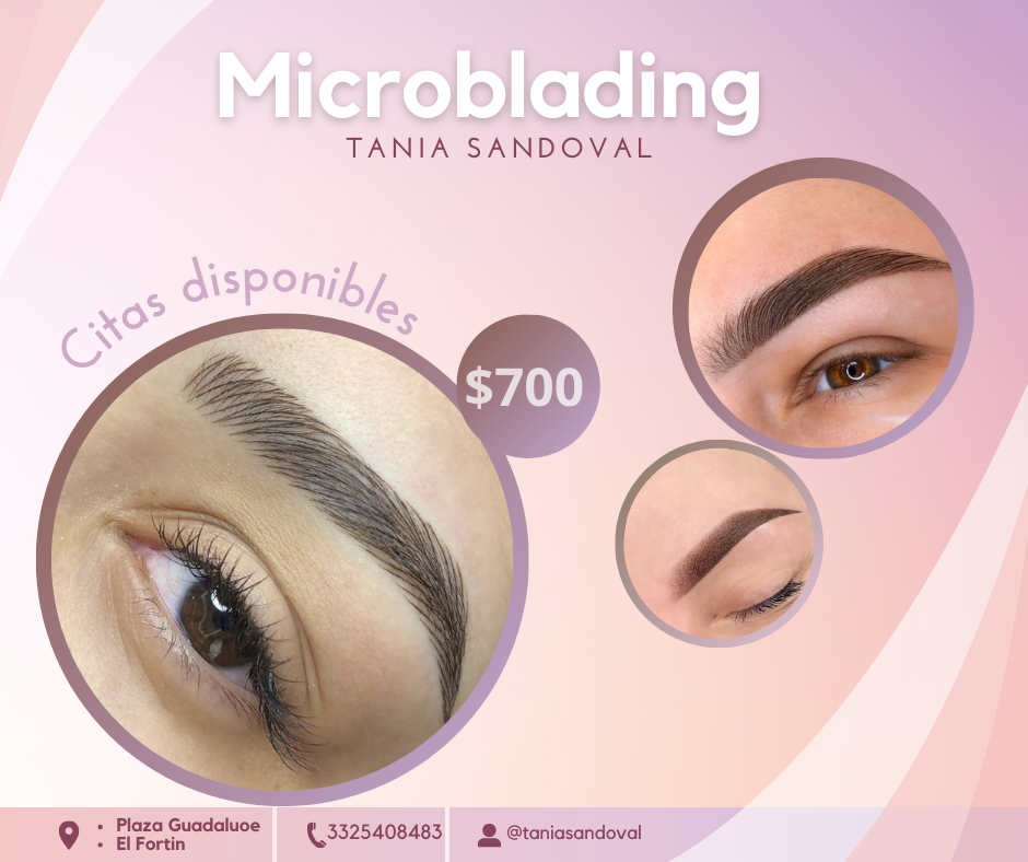 Tania Sandoval/ Microblading Facebook ad: Agendar Cita