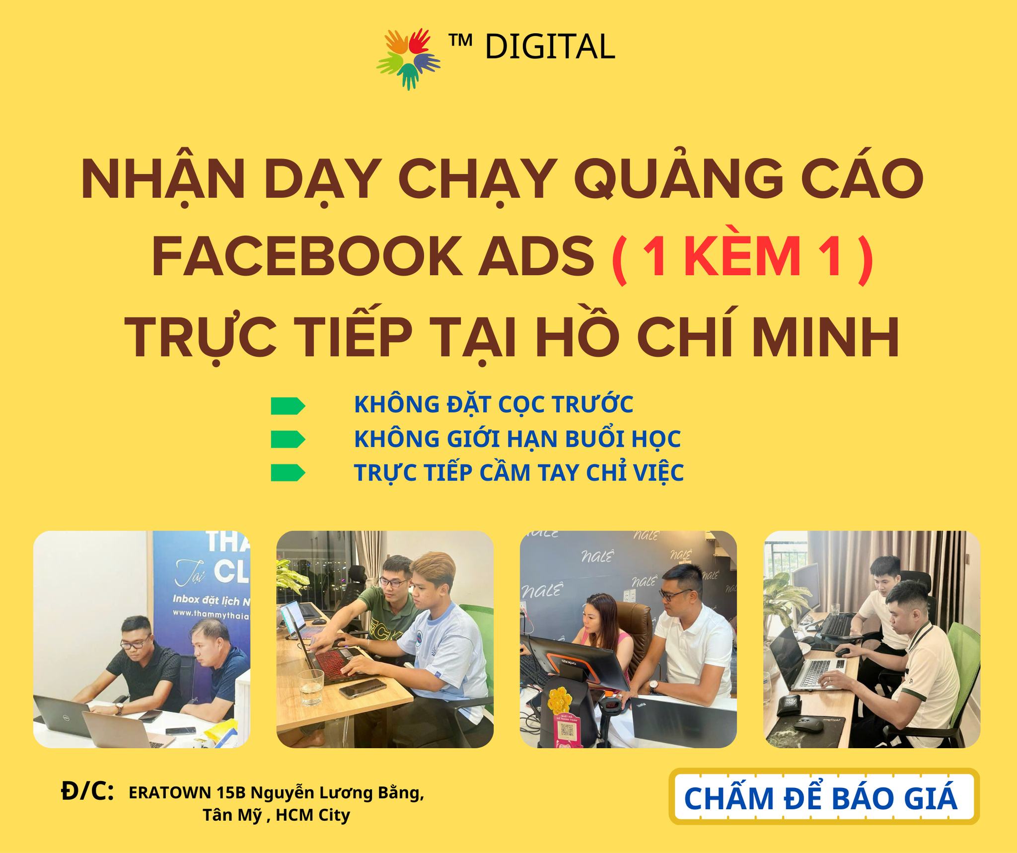 Chuyên Dạy Chạy Quảng Cáo FB/Tiktok 1 Kèm 1 Khu Vực Hồ Chí Minh Facebook ad: NHẬN DẠY (1 kèm 1) CHẠY QUẢNG CÁO