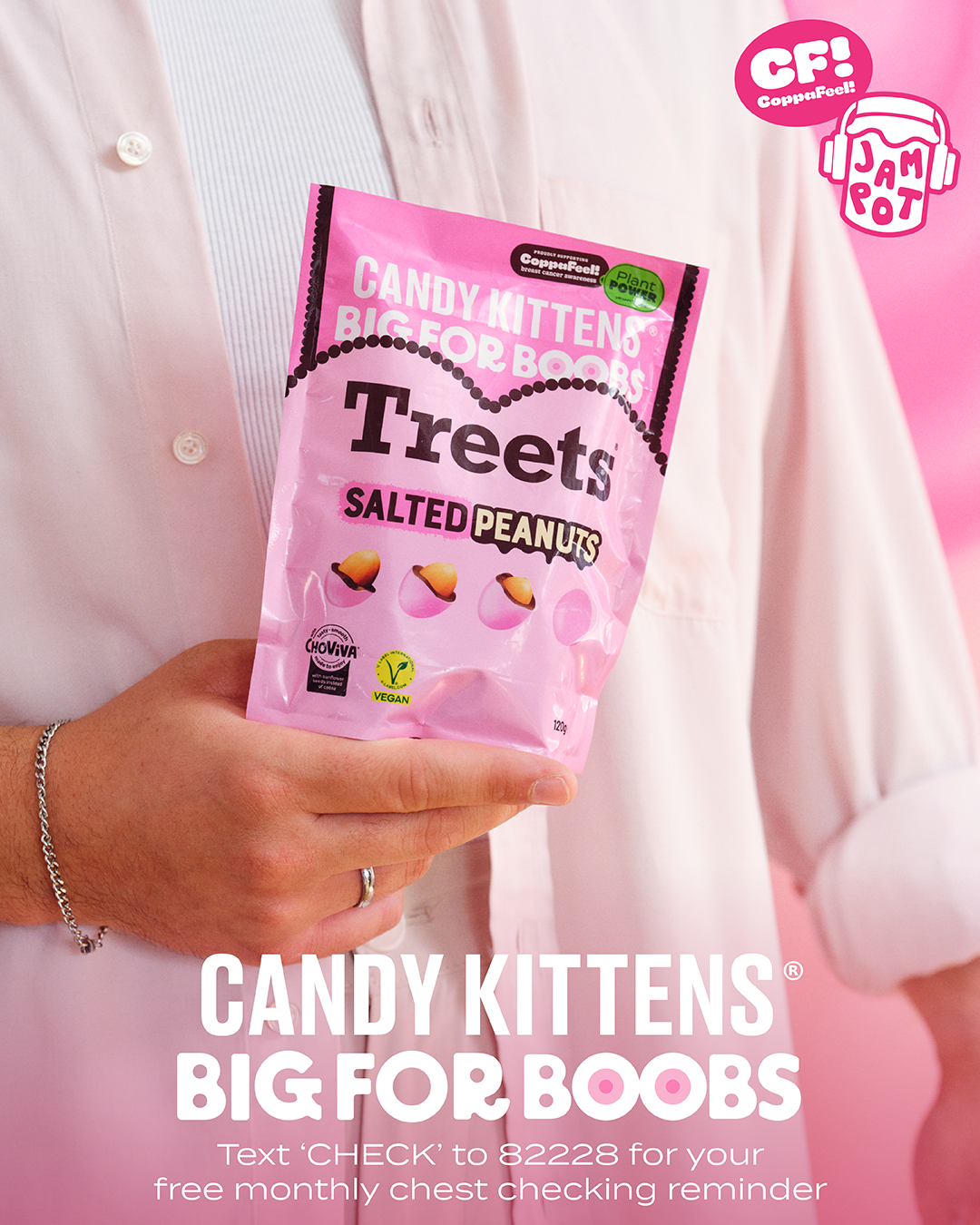 Candy Kittens Facebook ad: BIG FOR BOOBS