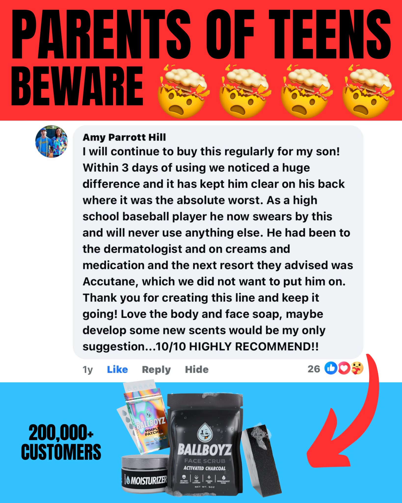 Carson Matthews Facebook ad