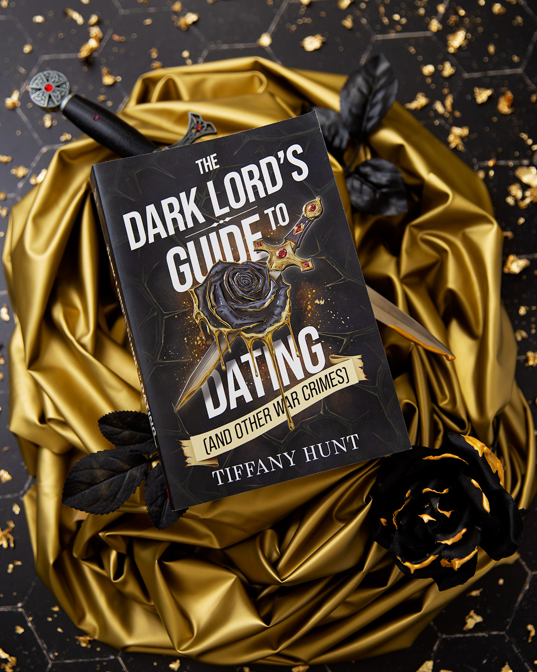 Scarlett Press Facebook ad: The Dark Lord's Guide to Dating (and Other War Crimes)