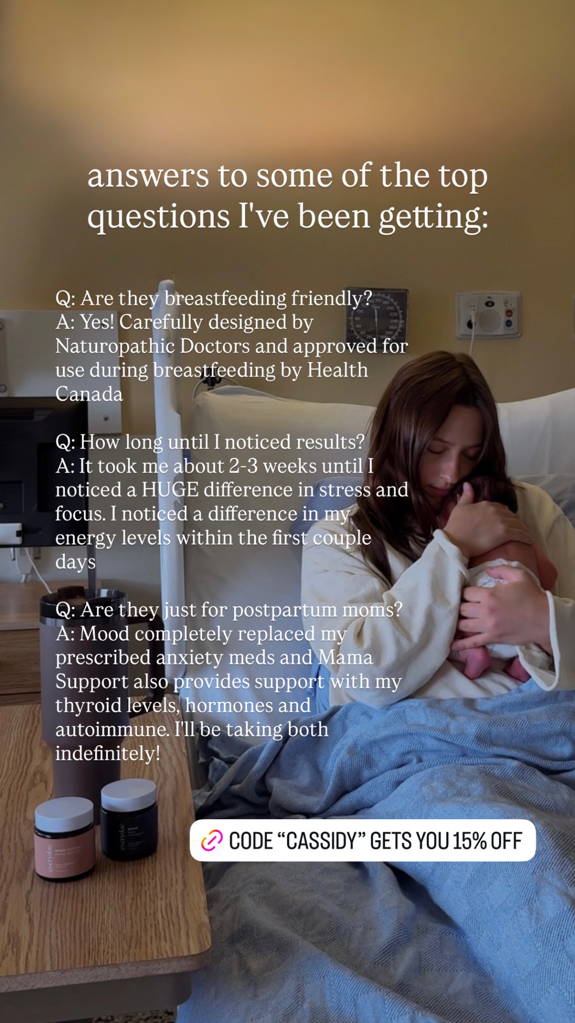 Cassidy Joy Facebook ad: Trusted by 50,000 moms, just like you