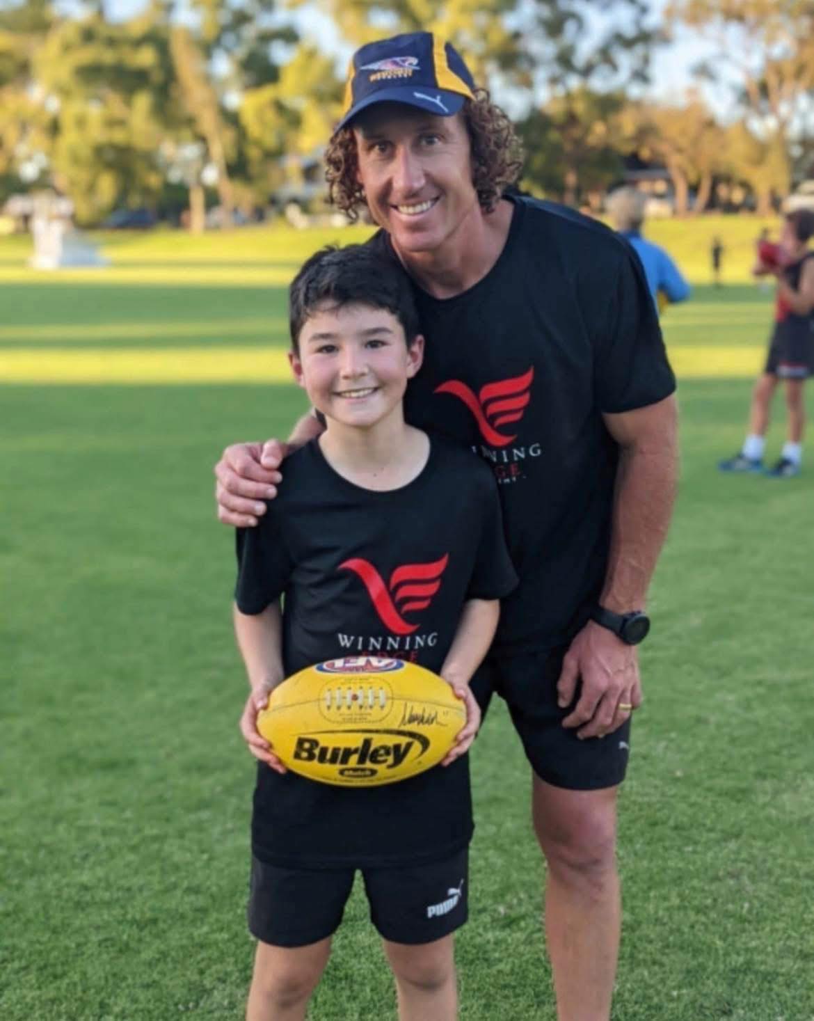 Winning Edge Football Academy Facebook ad: PERTH METRO APRIL FOOTBALL CAMPS