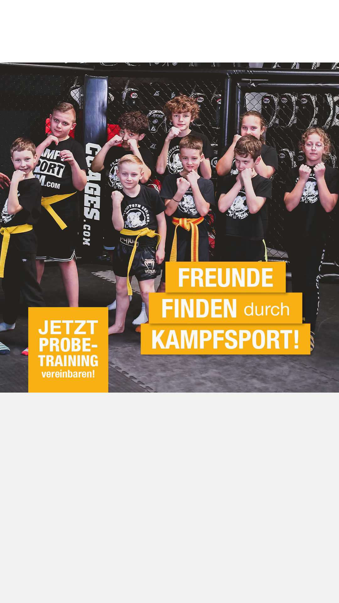 Kampfsportgym Facebook ad