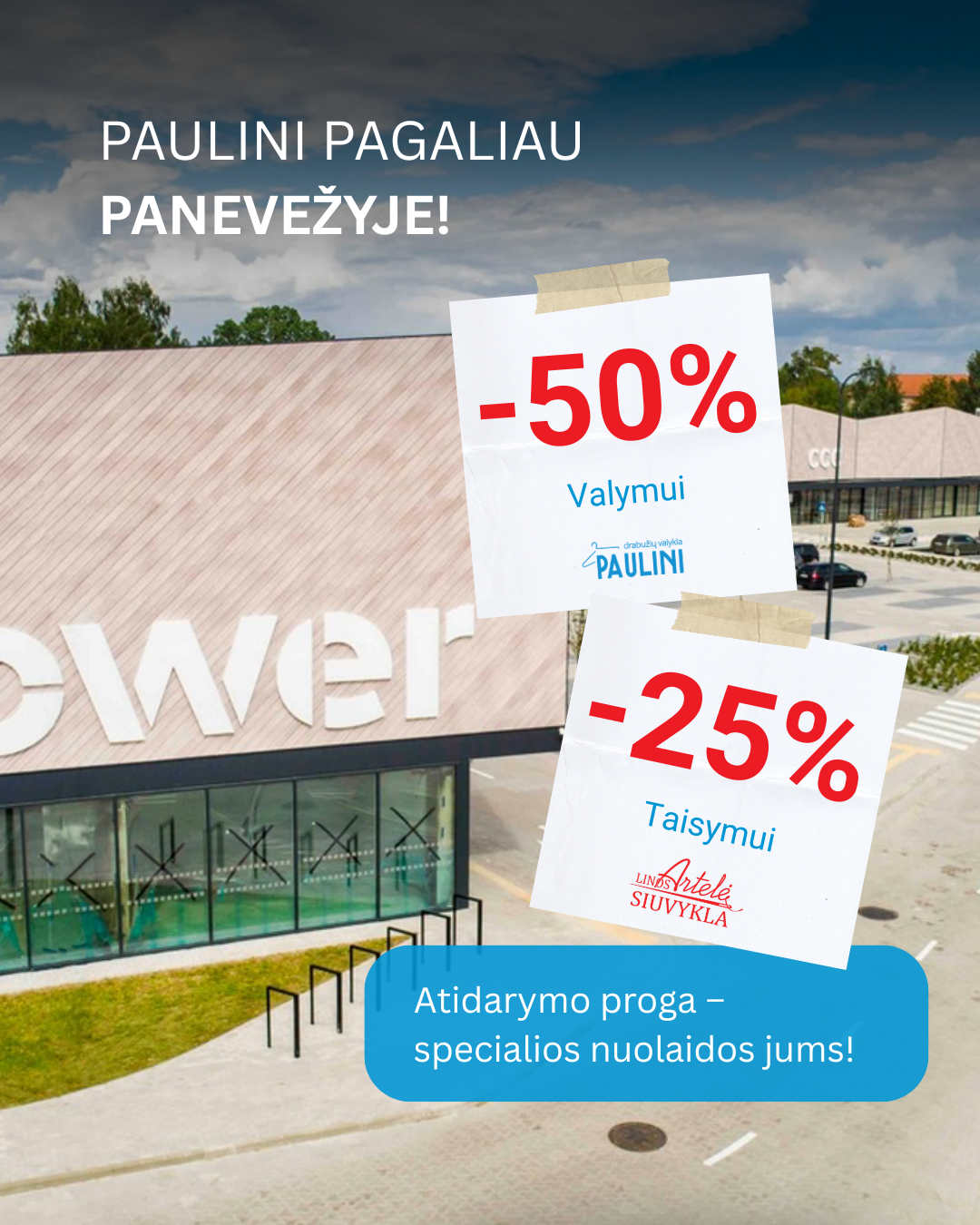 Paulini - drabužių valykla Facebook ad