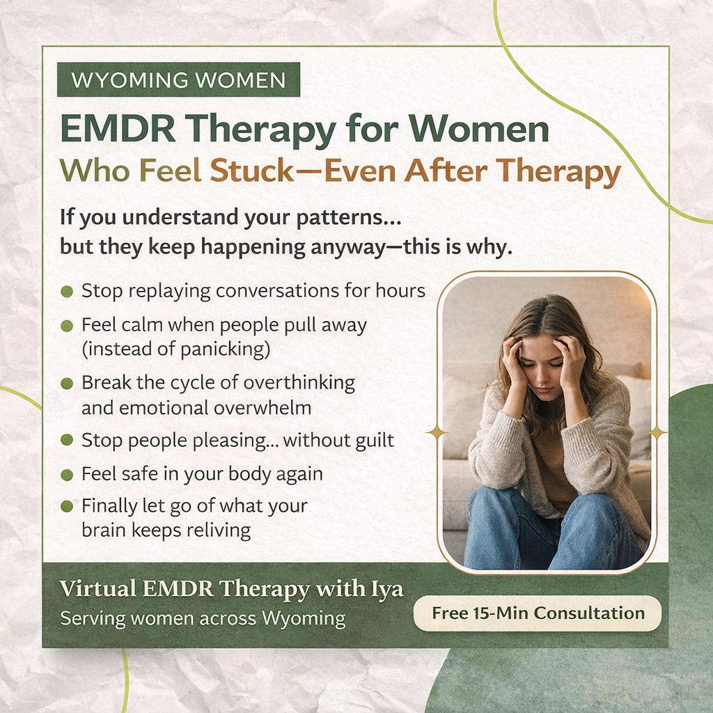Therapy With Iya Facebook ad from Mar 17, 2026