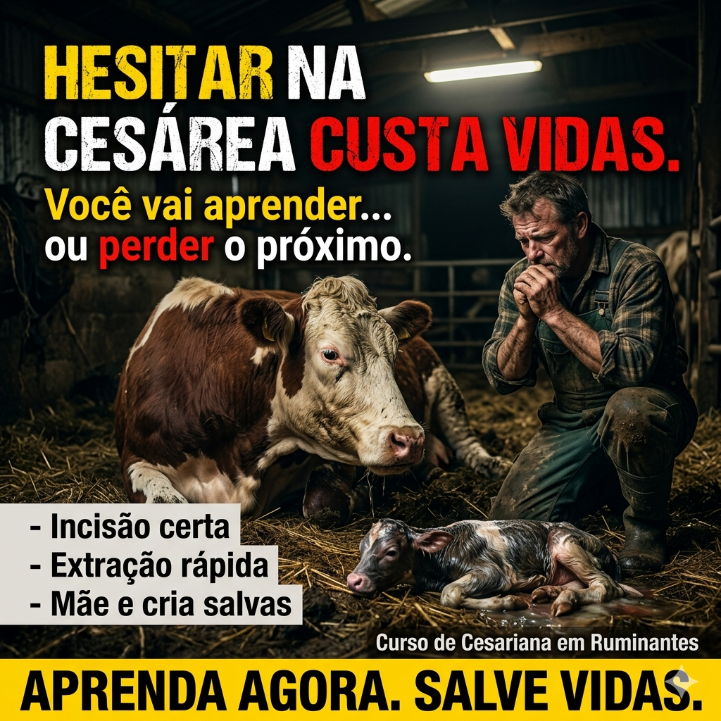 E-books da saúde Facebook ad: Curso online CESARIANA EM RUMINANTES à campo