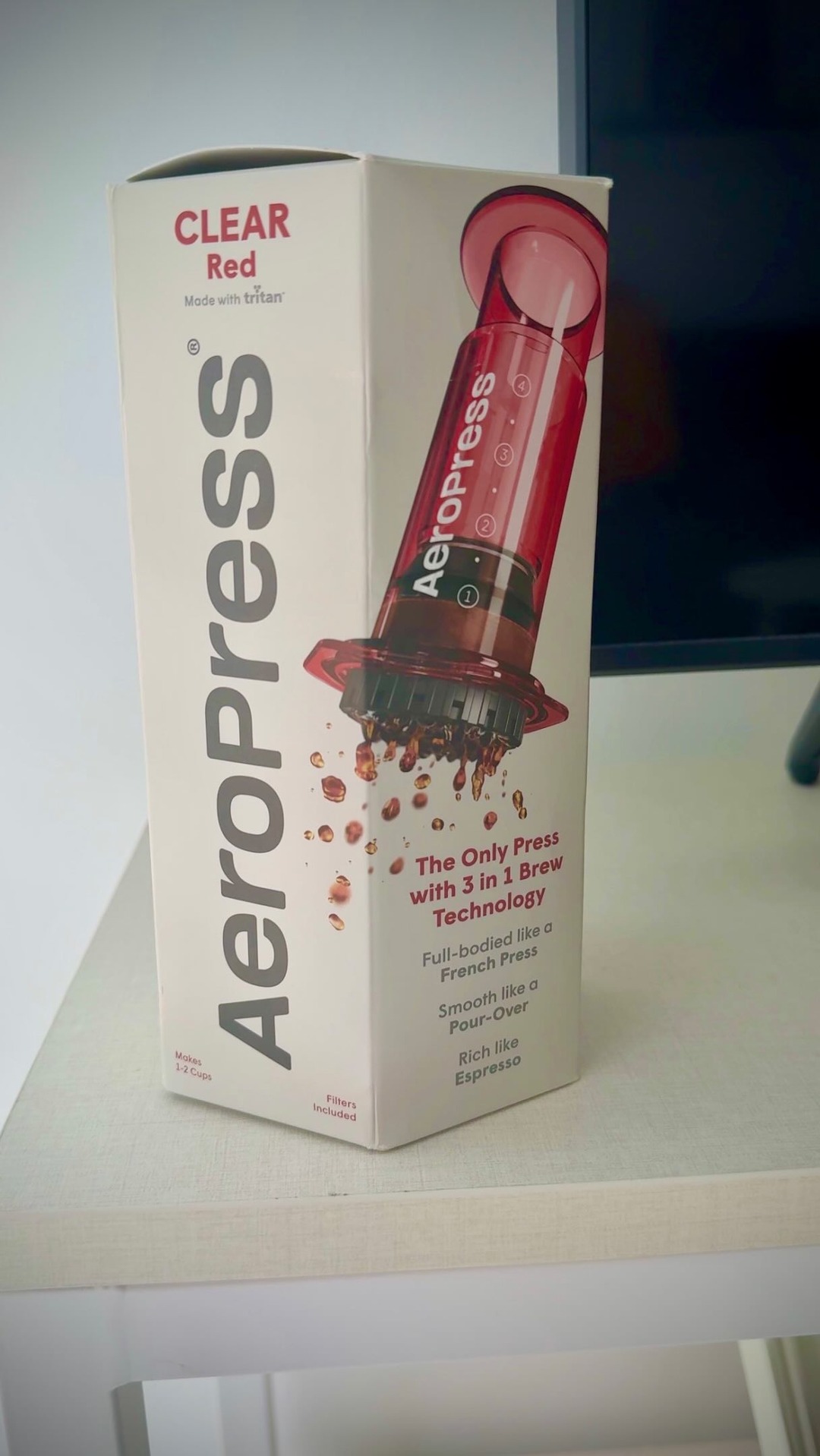 AeroPress Facebook ad: A little coffee break before getting back to…