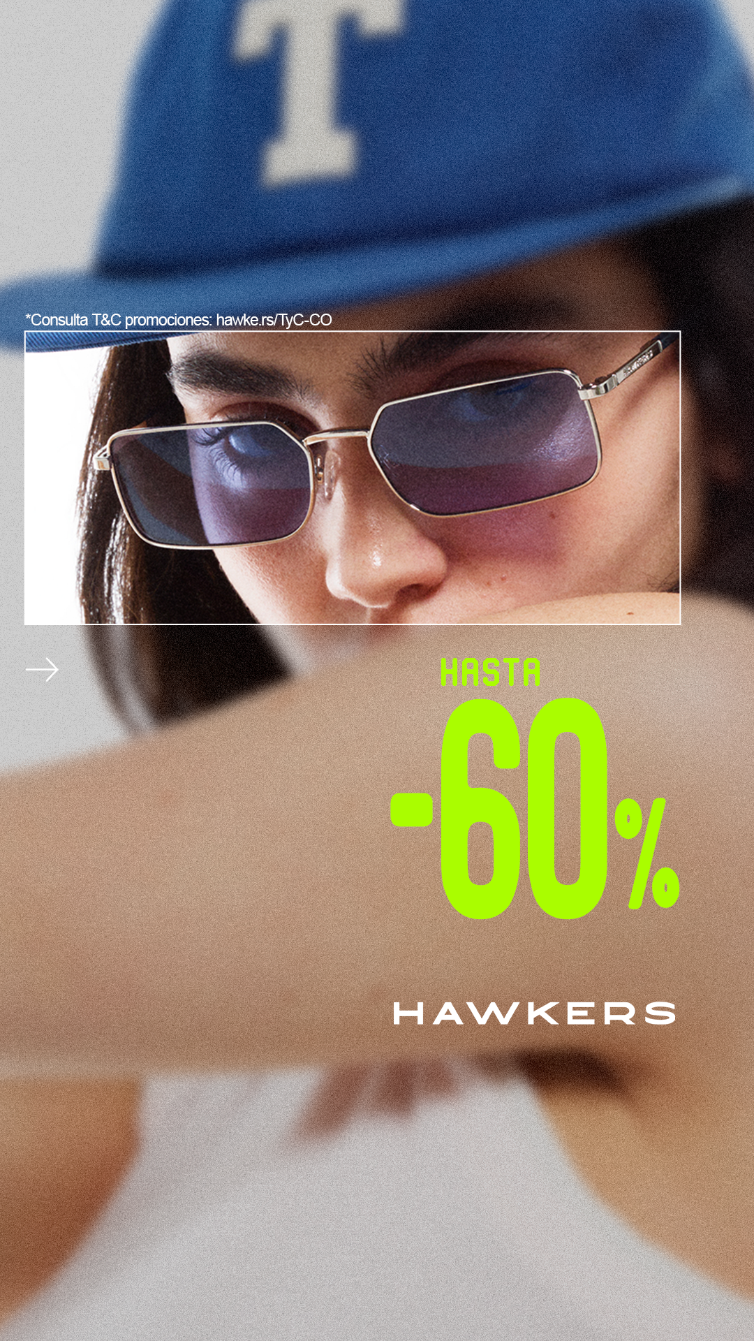 Hawkers Co. Facebook ad