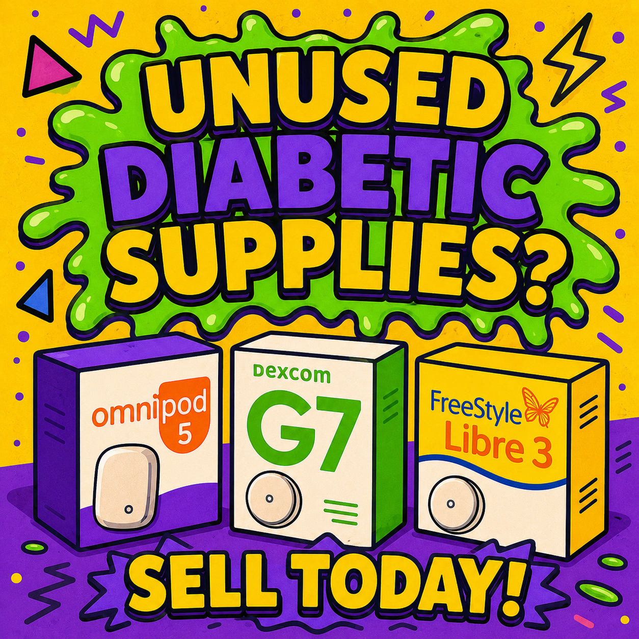 Cash For Diabetic Supplies Ohio Facebook ad