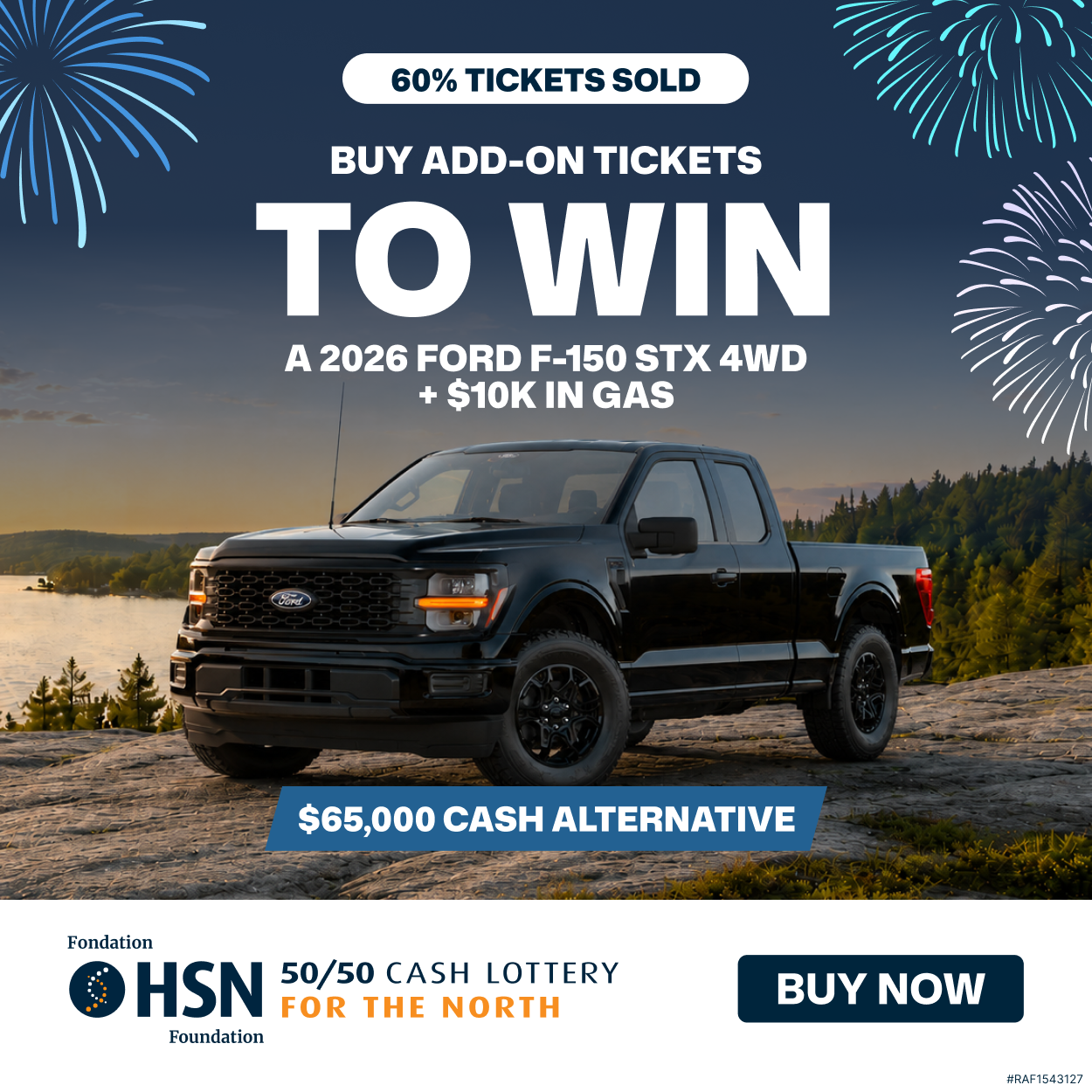 HSN 50/50 Facebook ad