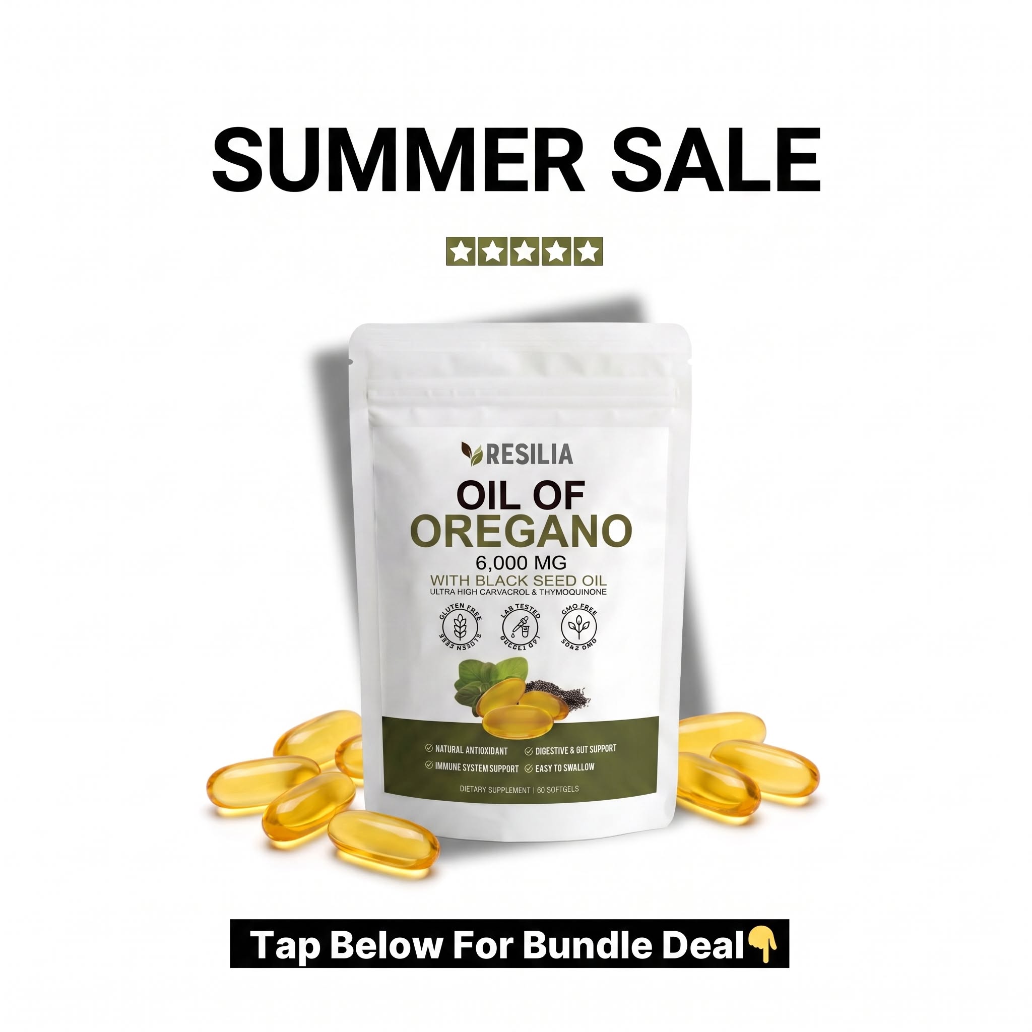 Ancient Remedy Co Facebook ad: 50% Off + 30-Day Guarantee