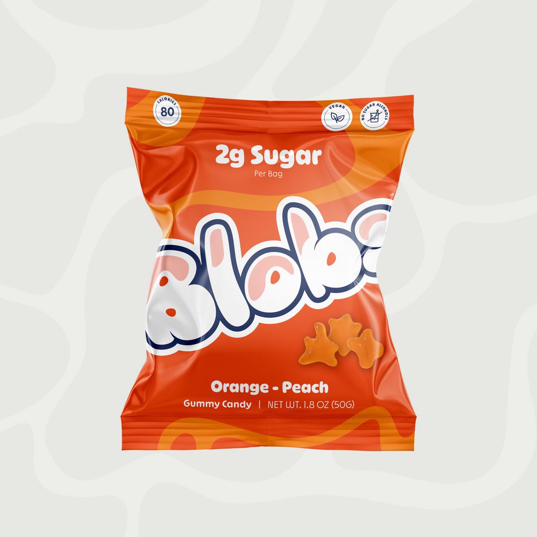 Eat Blobs Facebook ad: Guilt-Free, Flavor-FULL