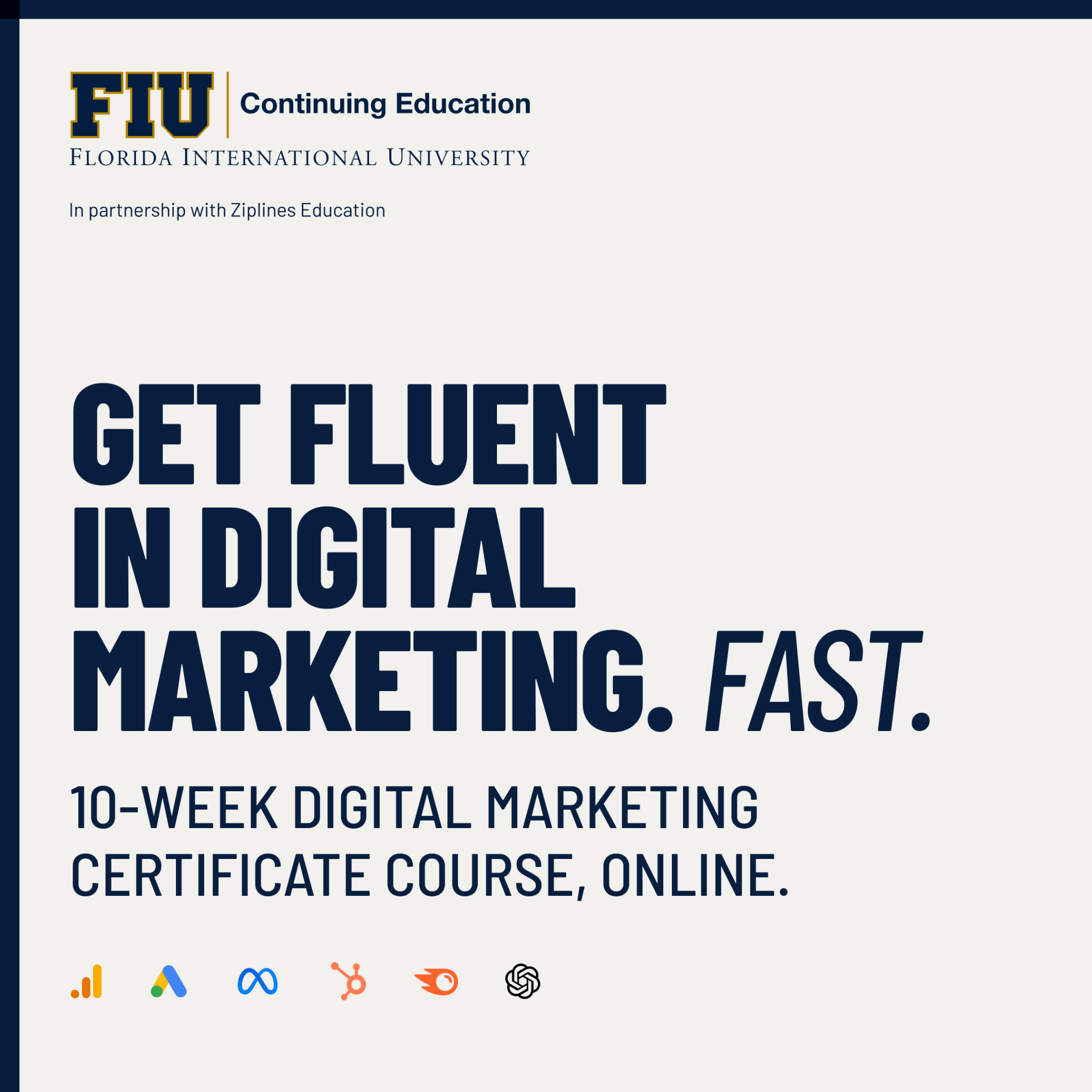 FIU Learner Marketplace Facebook ad