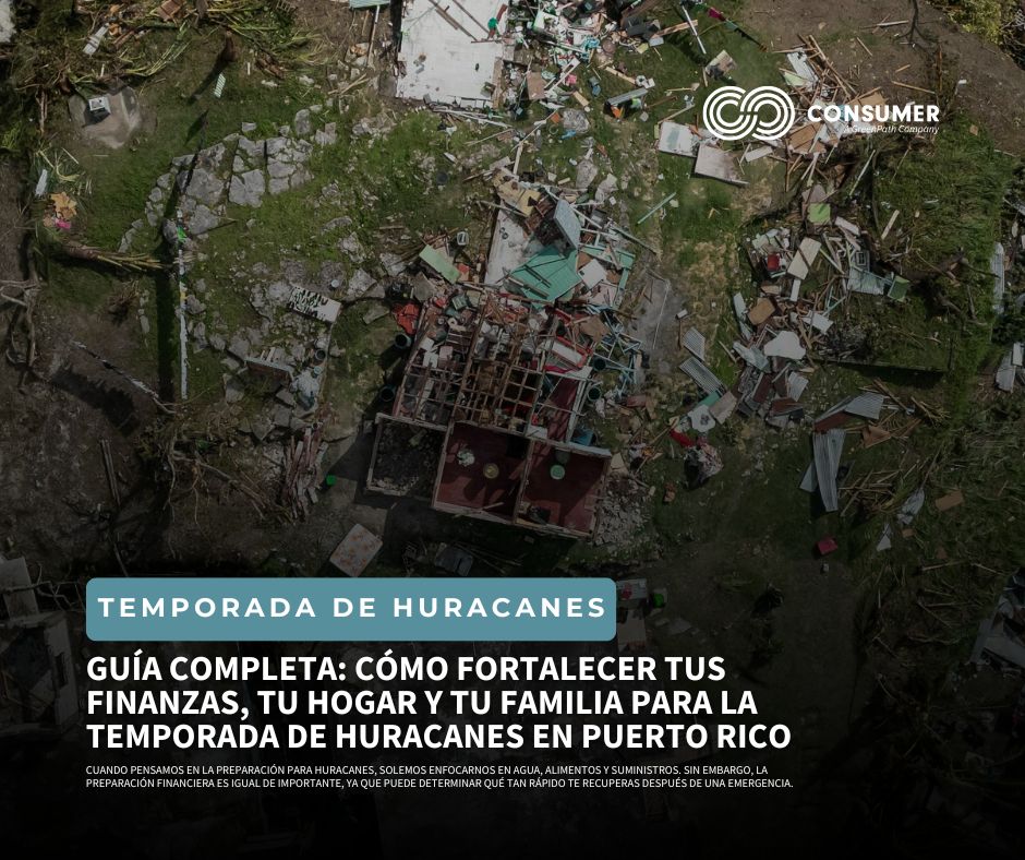 Consumer Credit Counseling Services of PR, Inc. Facebook ad: Temporada de Huracanes en Puerto Rico