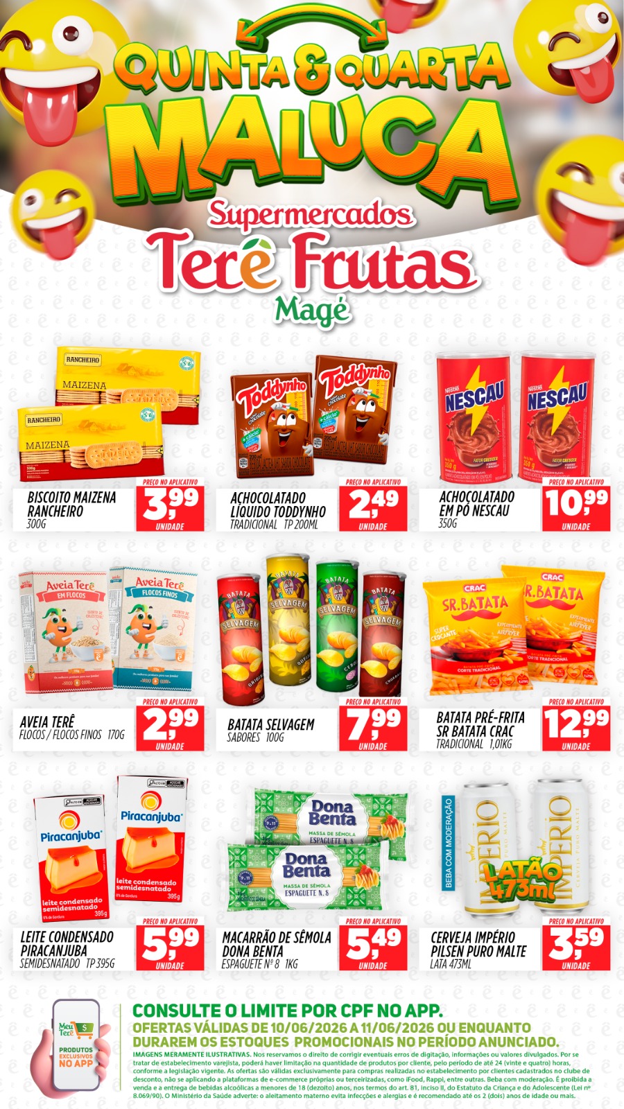 Super Terê Frutas Magé Facebook ad