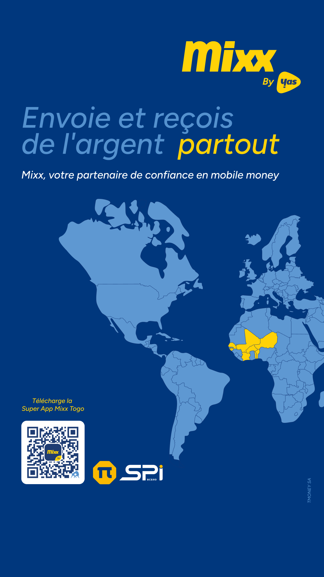 Mixx Togo Facebook ad: Envoyez de l'argent instantanΓ©ment dans 7 pays avec Mixx