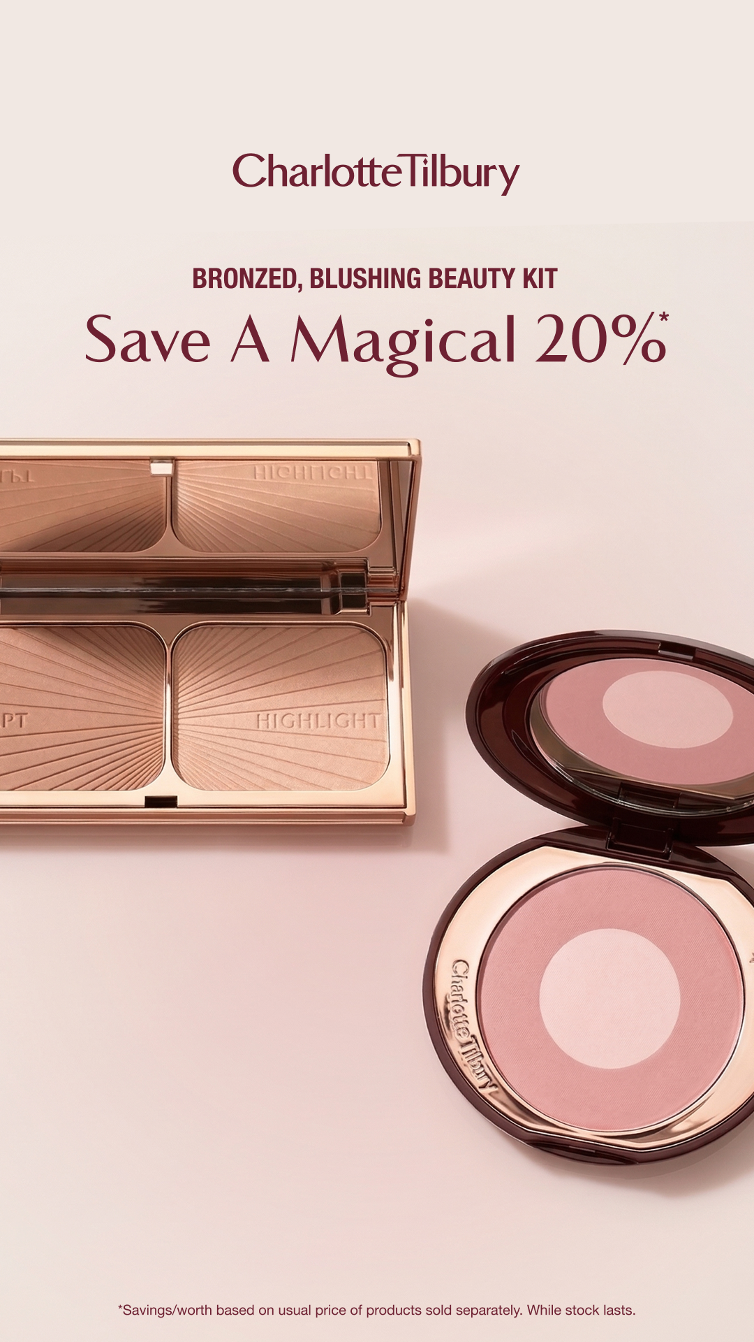 Charlotte Tilbury Facebook ad