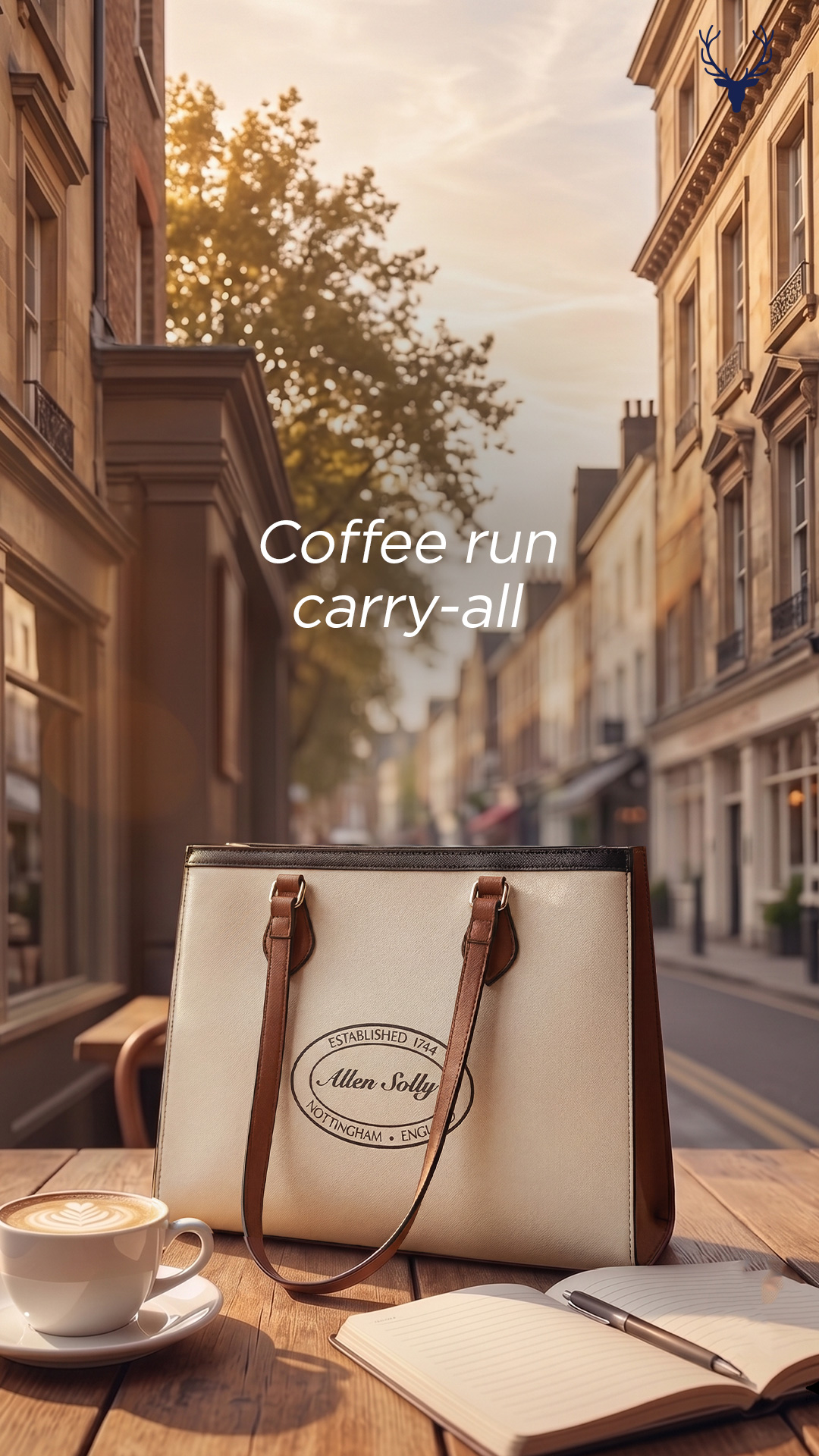 Allen Solly Facebook ad: Looks Luxury. Lives Easy.