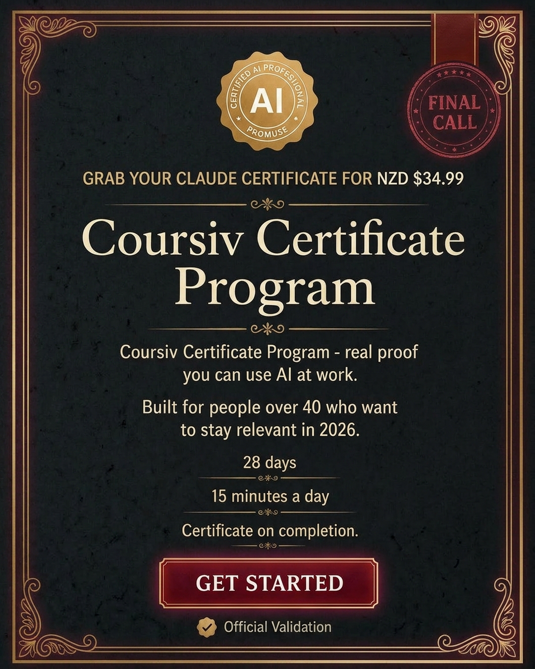 AI Simplified Facebook ad
