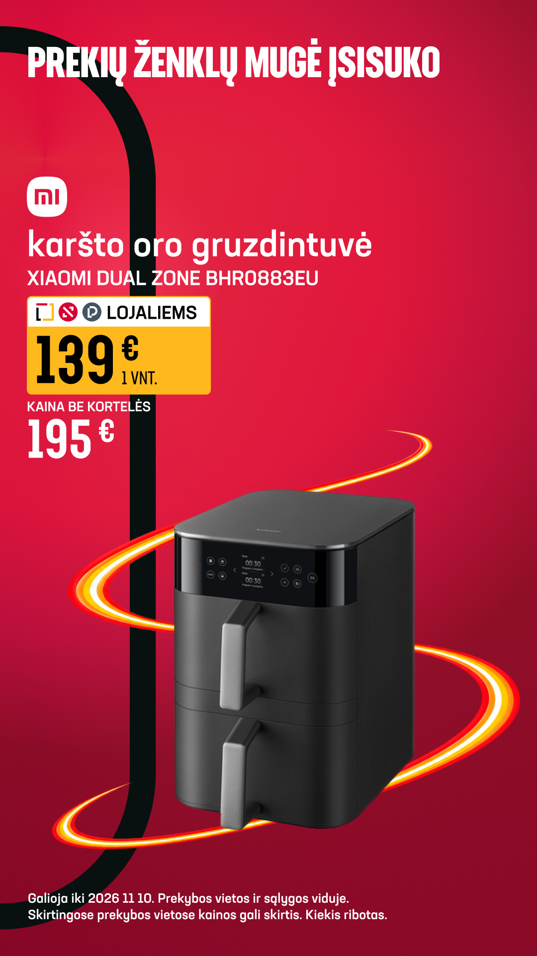 Senukai Facebook ad: elektrinė mėsmalė