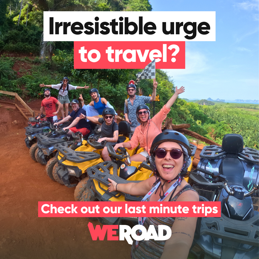 WeRoad Travel Facebook ad