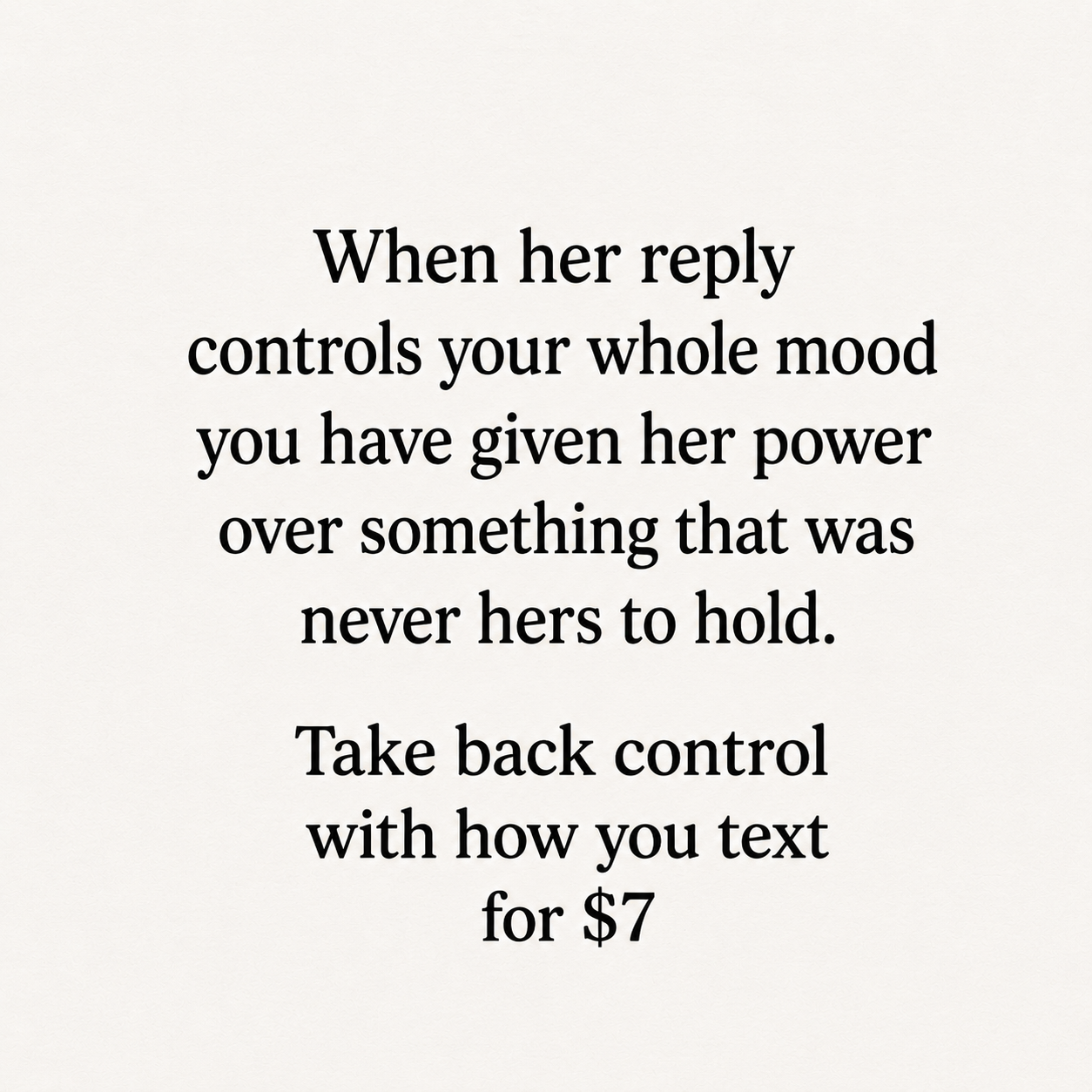 Social Dynamics Group Facebook ad: $7 online texting tool that will tell you exactly what to…