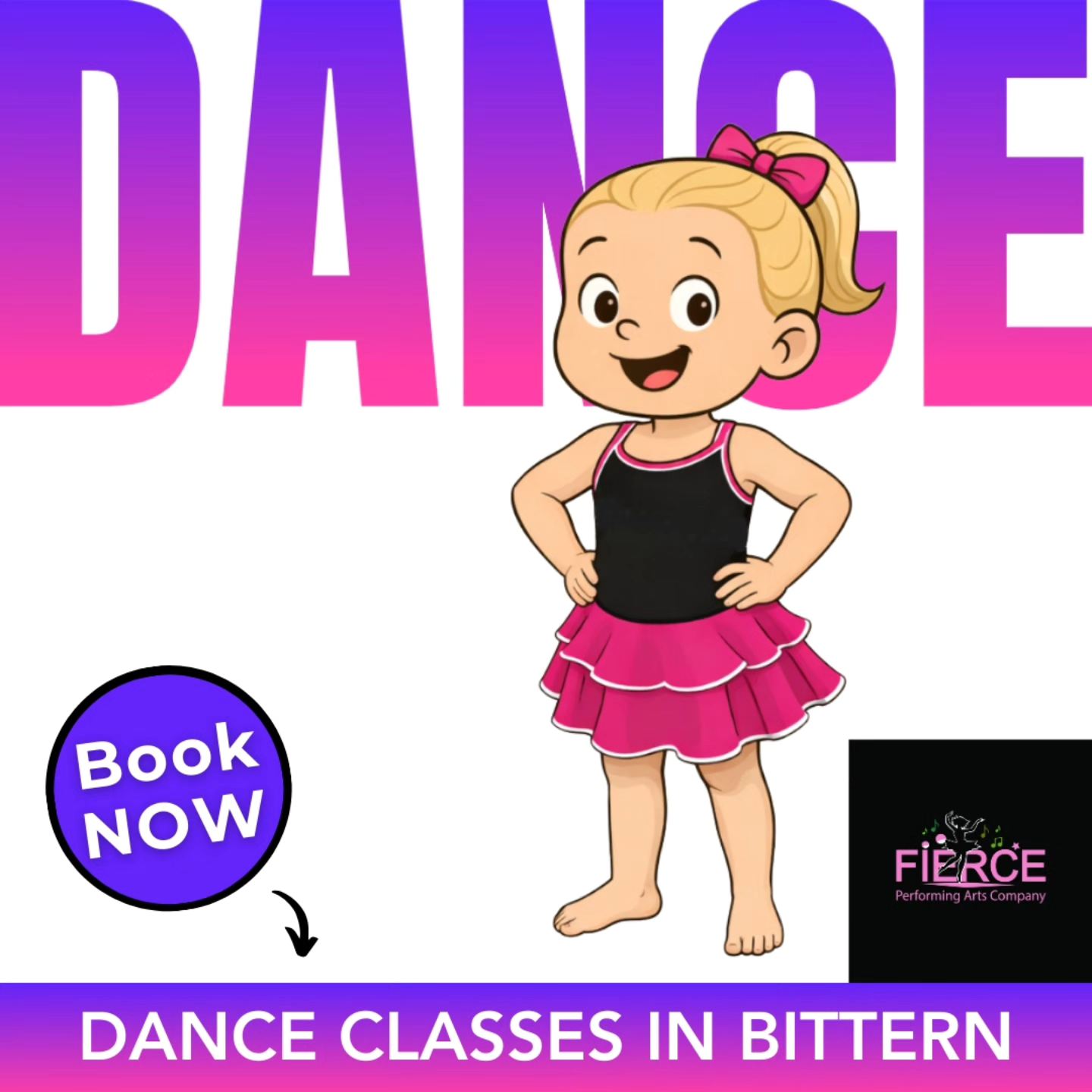 Fierce Performing Arts Company Facebook ad: Looking for a new activity for 2026?