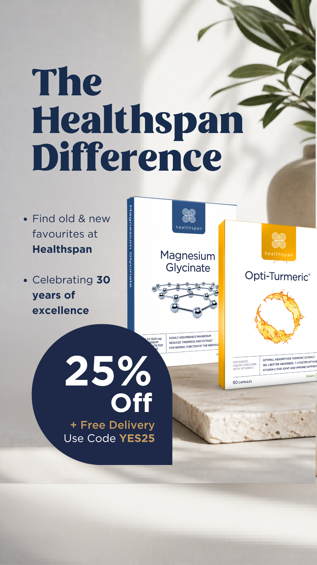 Healthspan Facebook ad