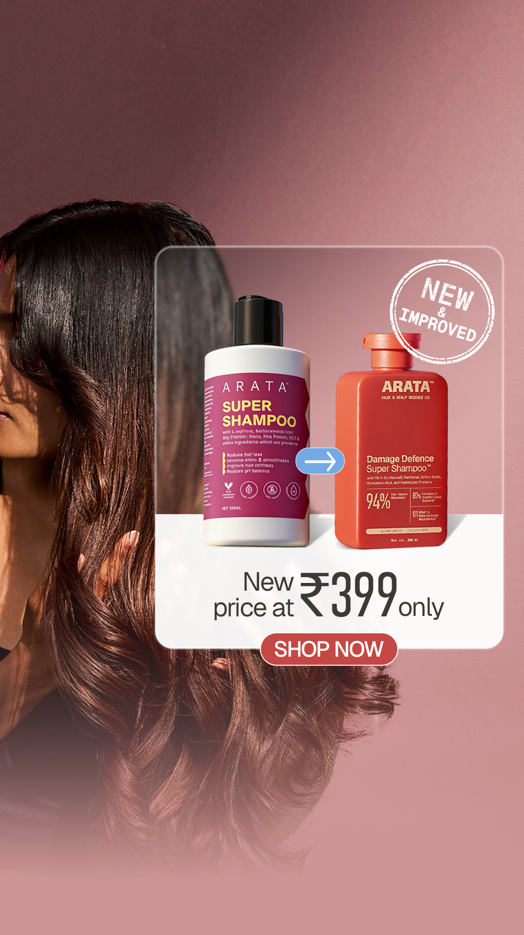  Arata Hair Care Facebook ad