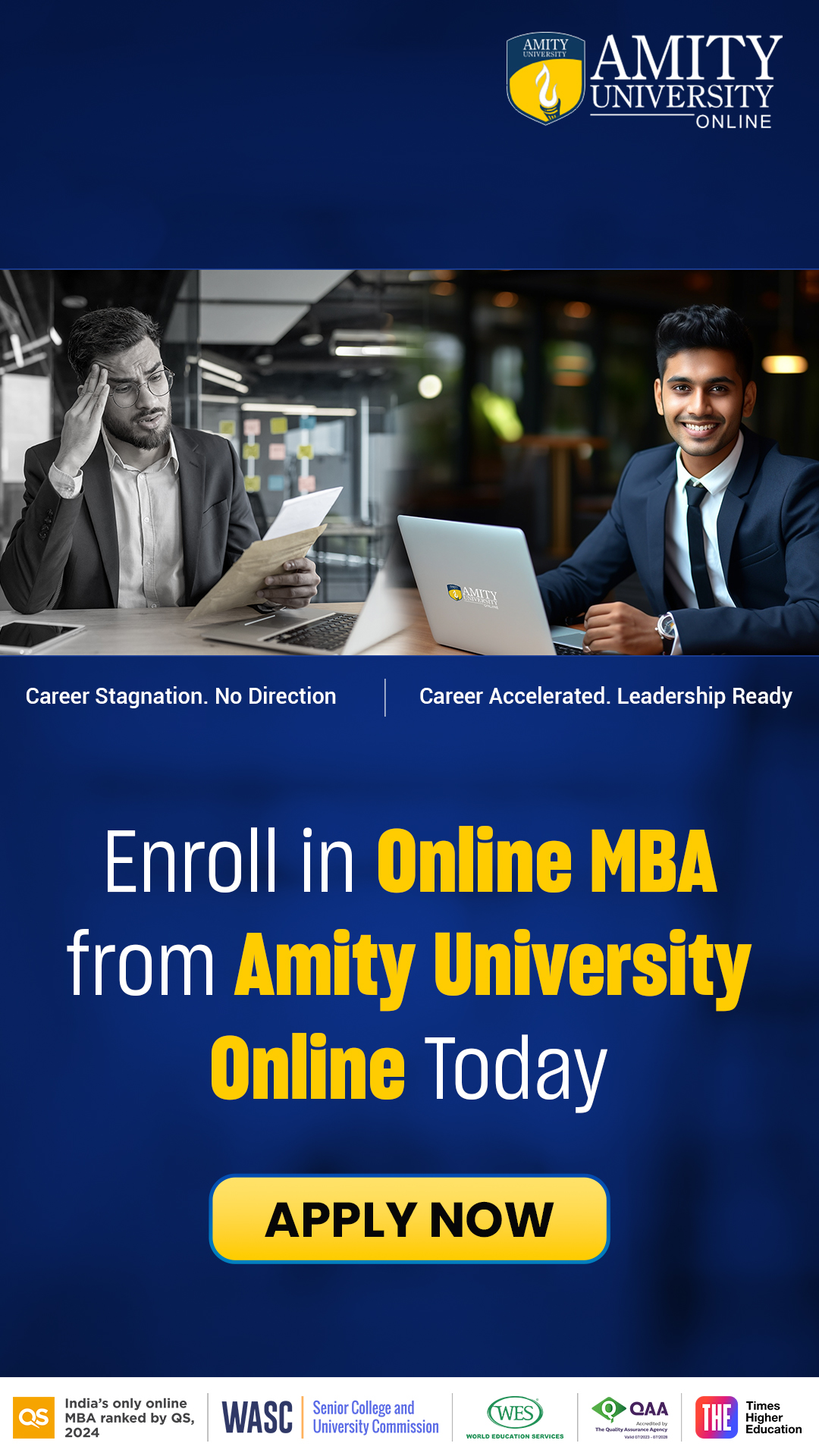 Amity Online Facebook ad